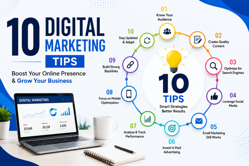 Digital Marketing Tips for Small Businesses to Increase Traffic and Generate Leads in 2026